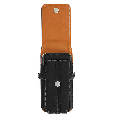 Avizar Housse Etui Ceinture Porte-carte Universel Smartphone taille XL - Noir pas cher