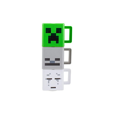 Minecraft - Lot de 3 tasses Minecraft empilables