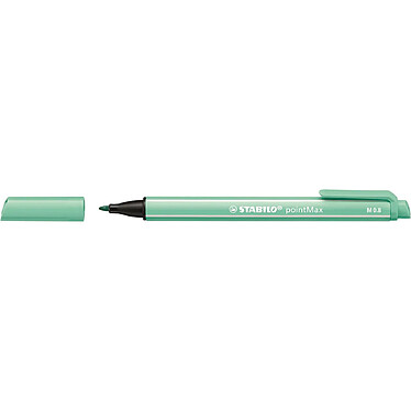 STABILO Stylo feutre pointMax pointe moyenne 0.8mm vert de glace x 10