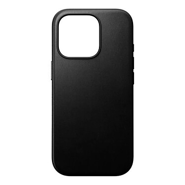 Nomad Coque pour iPhone 16 Pro Compatible MagSafe Antichocs en Cuir Noir