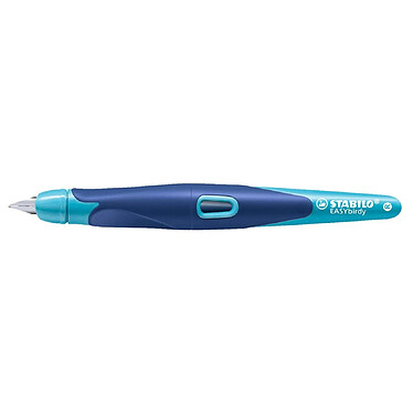 Avis STABILO Stylo plume - EASYbirdy - Stylo ergonomique rechargeable - Bleu/Azur - Droitier