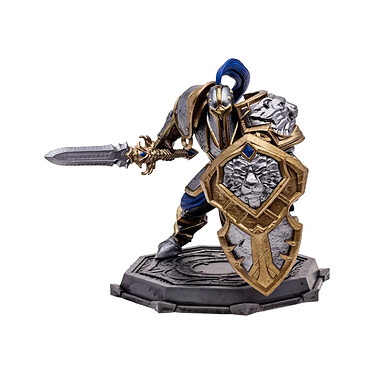 World of Warcraft - Figurine Human: Paladin / Warrior 15 cm pas cher