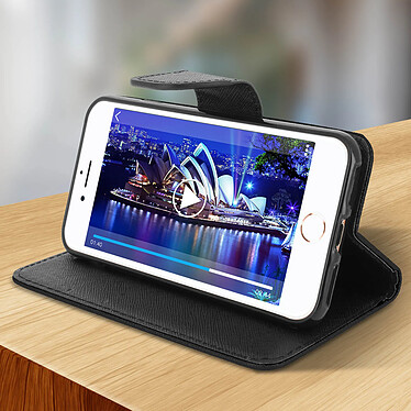 Acheter Avizar Housse iPhone SE 2022 / 2020 et 8 / 7 Etui Porte-carte Support vidéo Fancy noir