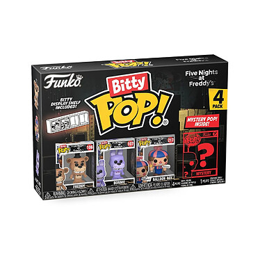 Avis Five Nights at Freddy's - Pack 4 figurines Bitty POP! Vinyl Freddy 2,5 cm