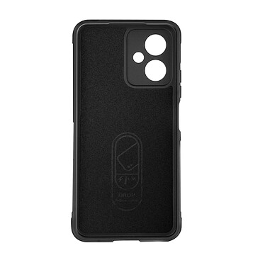 Avizar Coque pour Xiaomi Redmi Note 12 5G Silicone Gel Souple et Robuste  Noir