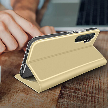 Dux Ducis Housse Pour Xiaomi Mi Note 10 Lite Porte-carte Fonction Support Vidéo  Or pas cher