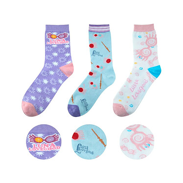 Harry Potter - Pack 3 paires de chaussettes Luna Lovegood