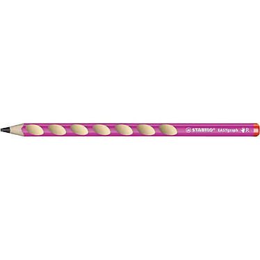 STABILO Crayon graphite EASYgraph B gaucher rose x 6