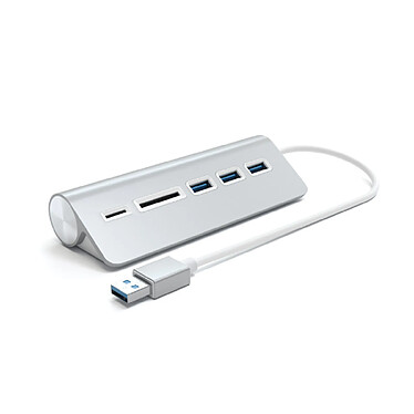 Avis Satechi Multiports USB 3.0 avec lecteur de cartes Argent