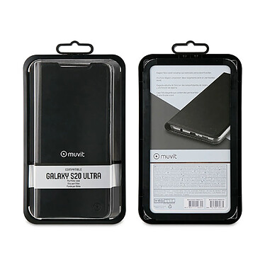 Acheter Muvit Étui pour Galaxy S20 Ultra 5G Édition Folio Stand avec 2 Eamplacement de Cartes Noir