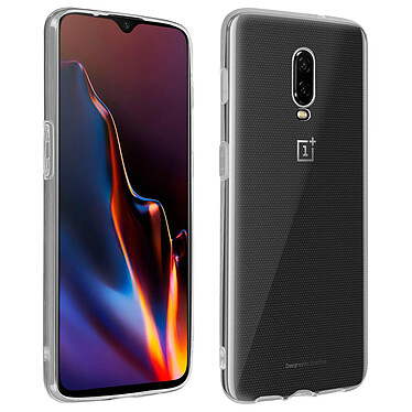 Avizar Coque Arrière + Film Verre Trempé écran OnePlus 6T - Transparent