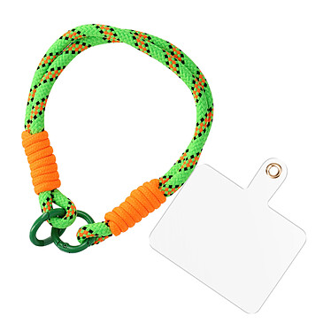 Avizar Bracelet pour téléphone Lanière courte Nylon Vert Citron