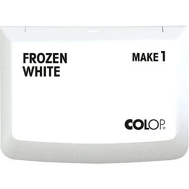 COLOP Tampon encreur MAKE 1, 90 x 50 mm, frozen white