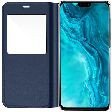 Acheter Avizar Étui Honor 9X Lite Fenêtre d'Affichage Clapet Folio Ultra-fin bleu nuit