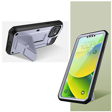 Acheter Supcase Coque pour iPhone 14 Plus Multicouche Clip ceinture et béquille support Unicorn Beetle Pro  Violette