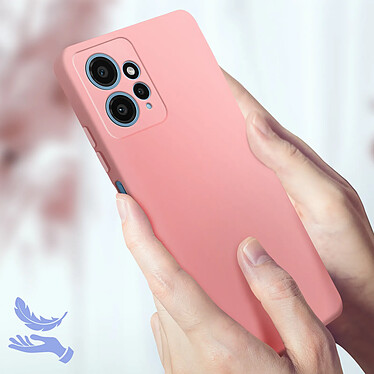 Acheter Avizar Coque pour Xiaomi Redmi Note 12 4G Silicone Semi-rigide Finition Douce au Toucher Fine  Rose