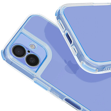 Avizar Coque pour iPhone 16 Coins Antichoc Bumper Bleu Clair pas cher