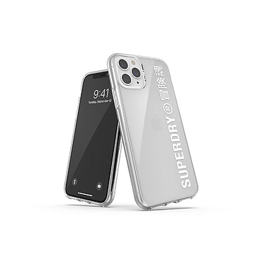 Avis Superdry Coque pour Apple iPhone 11 Pro Collection Snap Case Clear en TPU Transparent