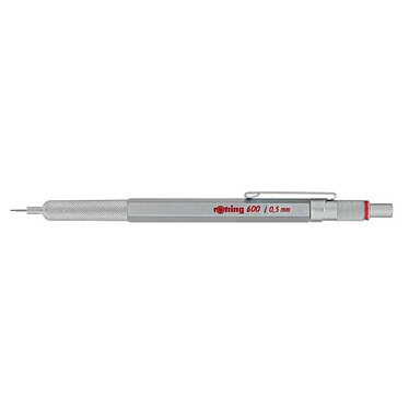 ROTRING Porte-mine 600, 0,5 mm, argent