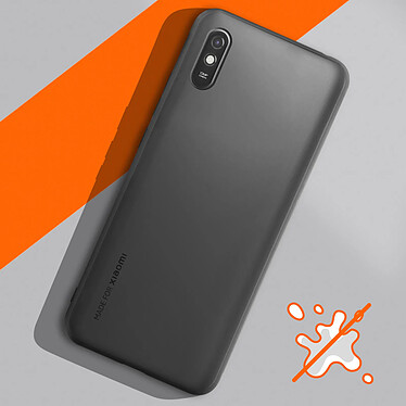 Acheter Made for Xiaomi Coque semi-rigide pour Xiaomi Redmi 9A et Verre Trempé 9H  Noir