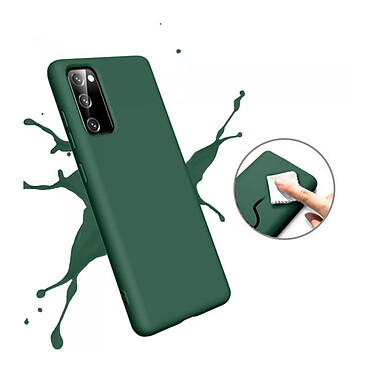 Avis Evetane Coque Samsung Galaxy S20 FE Silicone liquide Vert Foret + 2 Vitres en Verre trempé Protection écran Antichocs