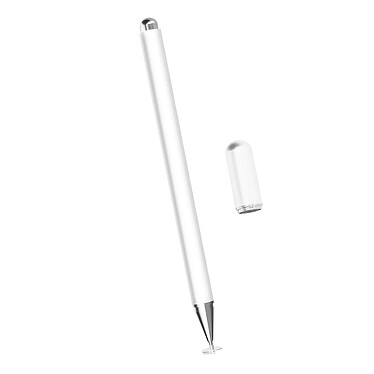 Avizar Stylet Universel pour Smartphone et Tablette Pointe ultra-fine Haute précision  blanc