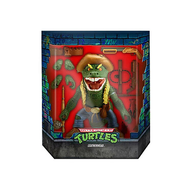 Les Tortues Ninja - Figurine Ultimates Leatherhead 18 cm pas cher