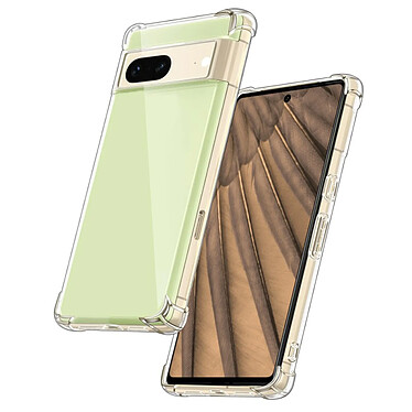 Acheter Evetane Coque Google Pixel 7A Anti-Chocs avec Bords Renforces en silicone transparente Motif