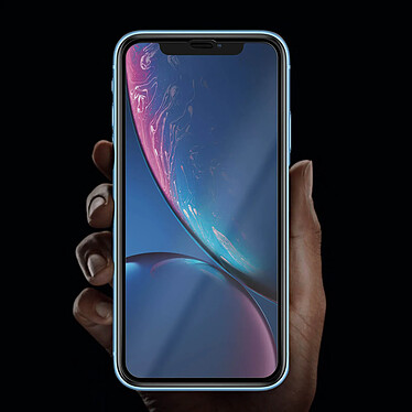 Acheter Avizar Film iPhone XR Protection écran verre trempé bords biseautés Contour Noir