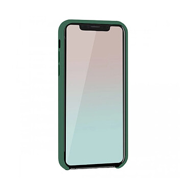 Avis Evetane Coque iPhone 11 Silicone liquide Vert Foret + 2 Vitres en Verre trempé Protection écran Antichocs