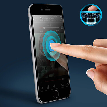 Avizar Film Écran iPhone SE 2022 / 2020 et 8 / 7 Verre Trempé Anti-espion Bord noir pas cher