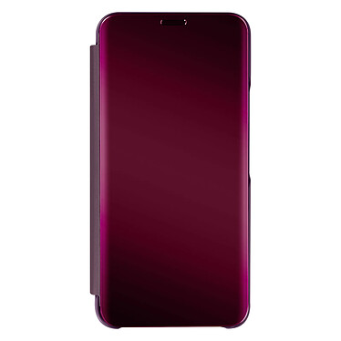 Avizar Étui Clear View pour Samsung Galaxy S22 avec Clapet Miroir Support Vidéo  bleu violet