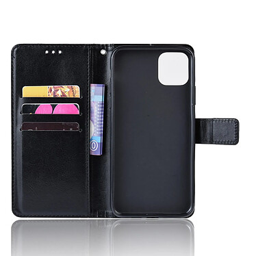 Acheter Evetane Etui Coque iPhone 11 Noir, Protection Portefeuille Livre Emplacement cartes, support dépliant, Languette Magnétique