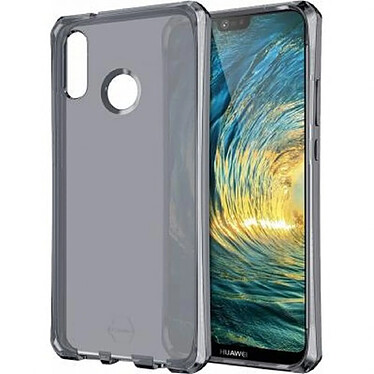 Itskins Coque pour Huawei P20 Lite Semi-rigide Spectrum Noir transparent