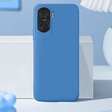 Avis Avizar Coque pour Honor 90 Lite Silicone Semi-rigide Doux au Toucher  Bleu