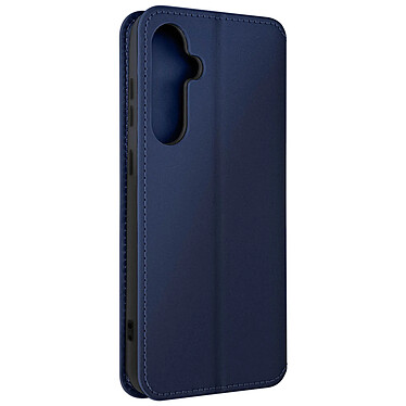 Avizar Étui pour Samsung Galaxy S24 Plus Clapet Double Poche Fonction Support Bleu Nuit