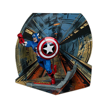 Marvel Collection - Statuette 1/10 Captain America (Captain America 100) 12 cm