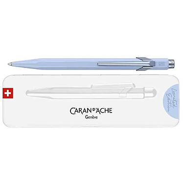 CARAN D'ACHE Stylo à bille rétractable 849 Bleu polaire