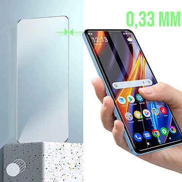 Avizar Verre Trempé pour Xiaomi Poco X4 GT Dureté 9H Anti-traces  Transparent pas cher