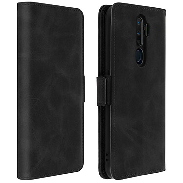 Avizar Étui Oppo A9 2020 et A5 2020 Housse Folio Porte-carte Fonction Support noir