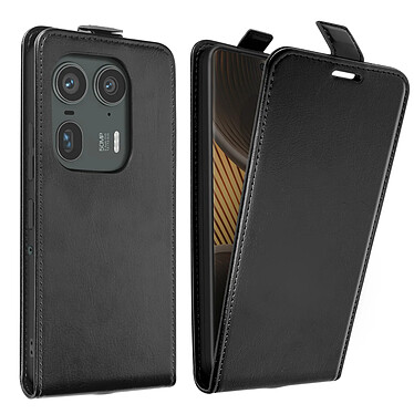 Avizar Étui Clapet Vertical pour Motorola Edge 50 Ultra Porte-cartes Noir pas cher