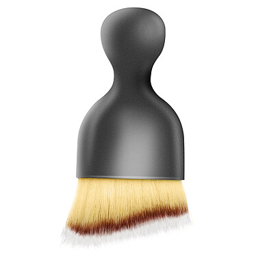 Moxie Brosse de Nettoyage Douce Anti poussiere pour Clavier ou voiture Noir