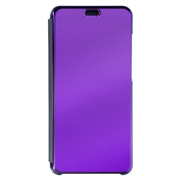 Avizar Housse Huawei P20 Etui folio Miroir Clapet Coque Rigide Fonction Support Bleu