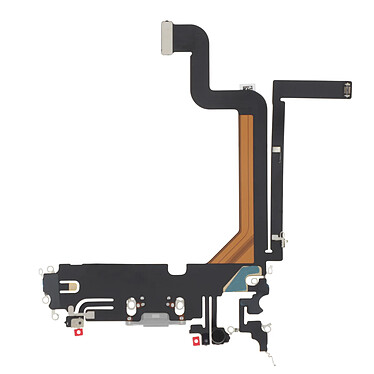 Avis Clappio Connecteur de Charge pour iPhone 14 Pro Max, Port Lightning + Micro Argent