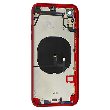 Acheter Clappio Châssis Complet pour iPhone XR Cadre central et Vitre arrière Rouge