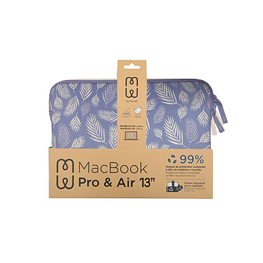 Avis MW Housse compatible Macbook Pro/Air 13 Basics ²Life Botanic Lila