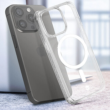 Acheter Force Case Coque MagSafe pour iPhone 15 Pro Max Renforcée Anti-chute 3m Transparent