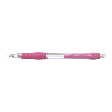 PILOT Porte-mine SUPERGRIP H185 0,5 mm Plastique Grip Caoutchouc Rose x 12