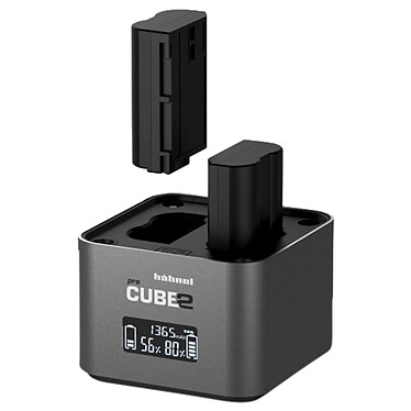 HAHNEL ProCube2 Chargeur compatible avec Nikon EN-EL 14, EN-EL15A, EN-EL 15B, EN-EL15C