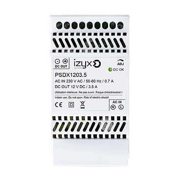 Izyx - Alimentation 12VDC 3.5A PSDX1203.5